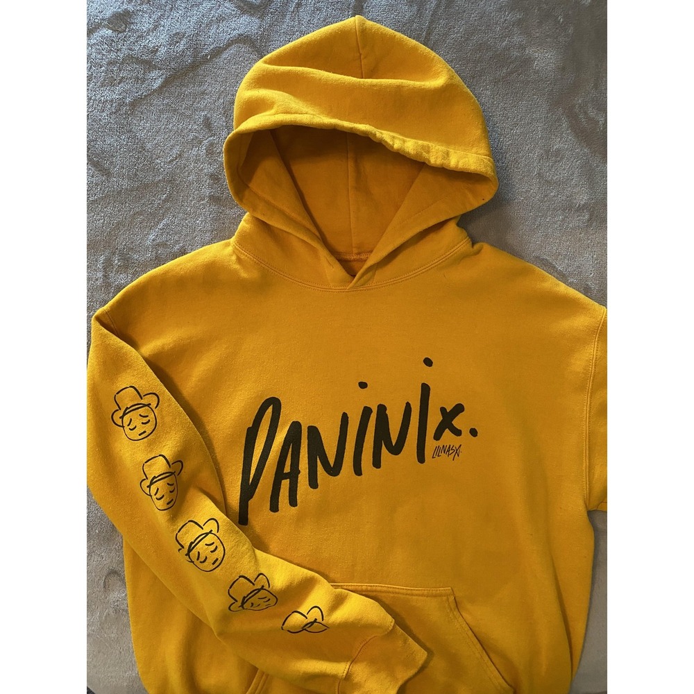 Lil Nas X Panini Hoodie Mens Medium Graphic Sweatshirt The Thread Shop Pullover